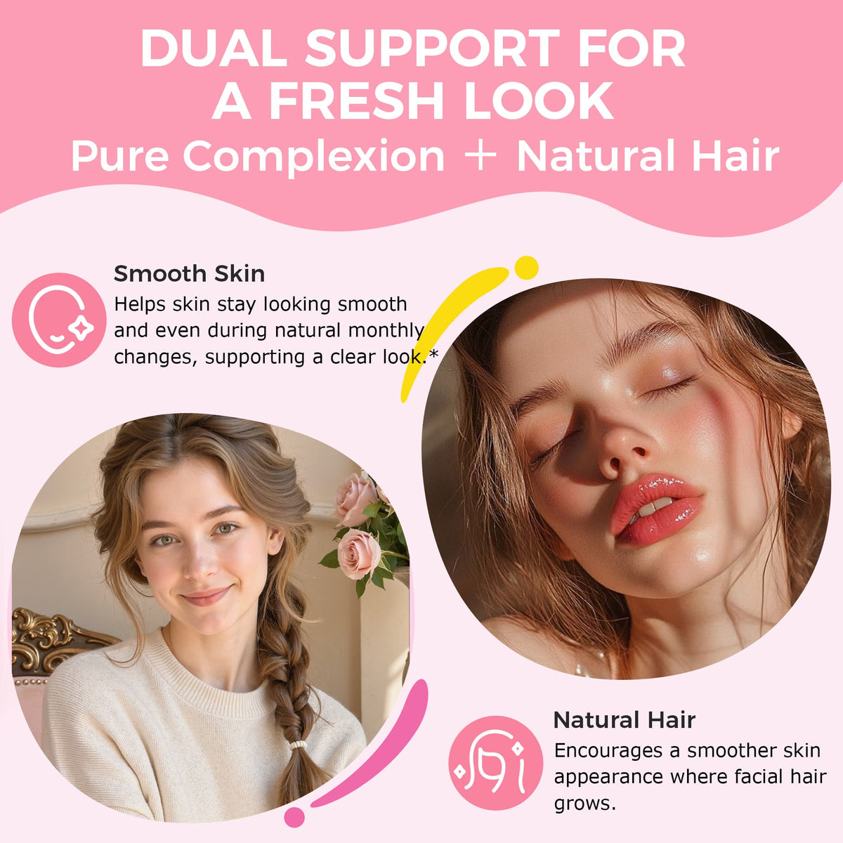 q'ankyaq spearmint complexion gummies for teens and women — Pure Complexion gummies suppport for — q'ankyaq
