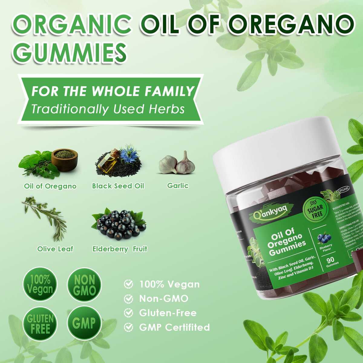 q'ankyaq oregano and black seed gummies for the family shelf — can i take oil of oregano with black seed oil — q'ankyaq